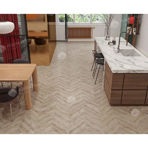 Alpine Floor SPC Chevron Alpine ECO 18-21 Гикори 4V 43кл (фото 3)