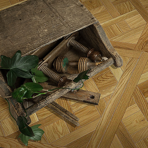 Модульный паркет CROWNWOOD Экспрессия Версаль 2-х слойный шип-паз/УФ-масло/фаска Пулито (Порода: Дуб) (фото 6)