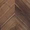 CROWNWOOD EXOTIC ONE Французская елка 45° 2-х слойная Орех Американский Натуральный Селект лак 600 х 125 х 15 / 1.50 м2 (миниатюра фото 2)