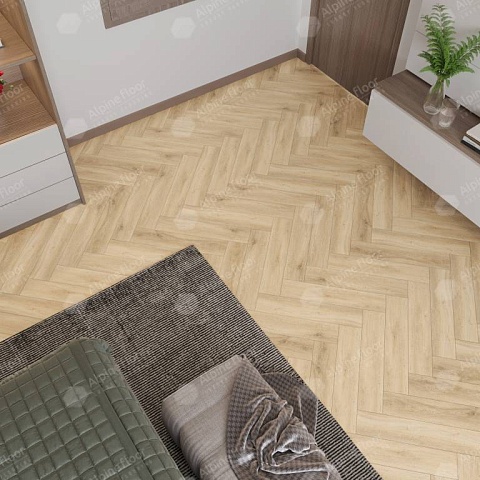 Alpine Floor LVT Parquet ECO 16-24 Дуб Ригель 4V 43кл (фото 5)