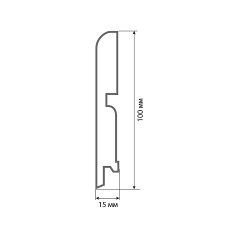 Finitura dekor R13 100х15х2400/ 024 (фото 2)