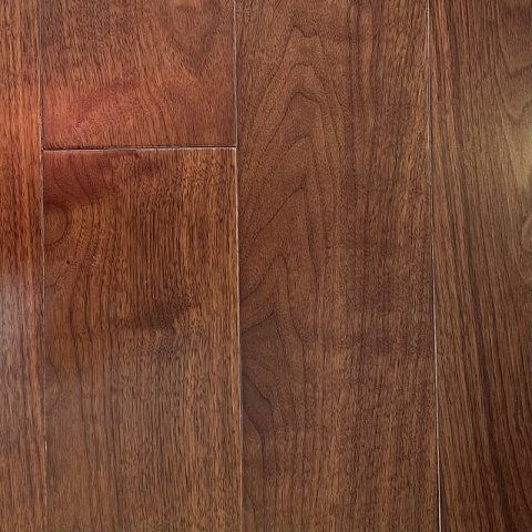 Массивная доска CROWNWOOD EXOTIC ONE Массивная (шип-паз) Орех Американский Натуральный Селект лак 300..1800 х 180 х 19,05 / 1.917 м2 (фото 1)