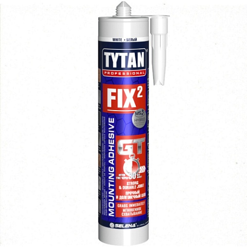 Клей гибридный монтажный белый Fix GT (фото 1)
