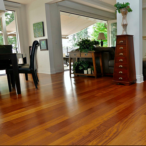 Массивная доска CROWNWOOD Exotic Ироко (Iroko) 250..1500 х 120 х 14 / 2.7 (фото 2)