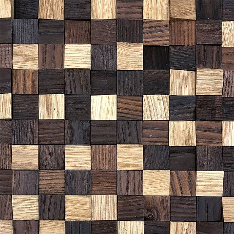 Стеновые панели CROWNWOOD WP3D1M21 Капа, Дуб / Термо Ясень колотый (фото 1)