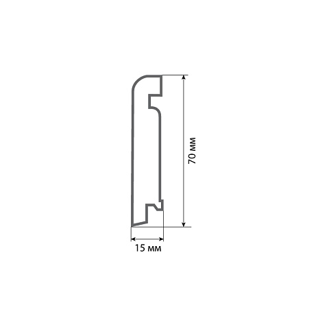 Finitura dekor R13 70х15х2400/ 014 (фото 2)
