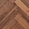 Wood Bee Herringbone Американский Орех Селект гладкий глянец Select, UV-лак gloss 30±5% (левая) (миниатюра фото 1)