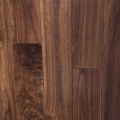 CROWNWOOD EXOTIC ONE Массивная (шип-паз) Орех Американский Натуральный Селект лак 300..1800 х 127 х 19,05 / 2.164 м2 (фото 1)